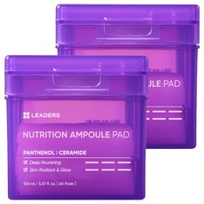 리더스 보습 영양 패드 150ml, 60개입, 2개
