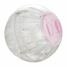 MARUKAN 運動滾球 S, 透明色 + 粉紅色, 1入