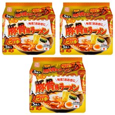 函館麵屋 辛豚骨風味 5包 黃金豚骨拉麵 極致濃醇, 15包