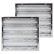 DANCELIGHT 舞光 LED輕鋼架格柵燈 4管65K 2尺, 白光, 2個