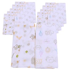 BeBeOne 棉質動物印花棉紗手帕20入組 2款