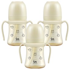 토비앤몰리 돗바니 PPSU 빨대컵, 180ml, 3개, 돗바니 바닐라