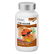 永信藥品 HAC 高濃縮子實牛樟芝膠囊 Set, 60顆, 0.4g, 1罐