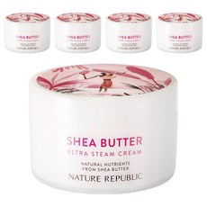 네이처리퍼블릭 쉐어버터 울트라 스팀 크림 극건성용, 100ml, 5개