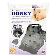 chicco Dooky提籃遮陽罩, 灰星, 1入