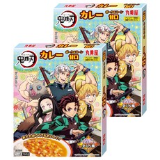 丸美屋 鬼滅之刃 甘口速食咖哩 豬肉玉米口味, 160g, 2盒