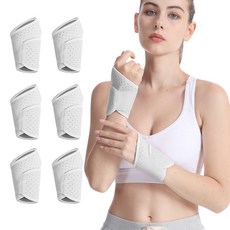 Solmion 纖薄透氣護腕, 6個, 灰色