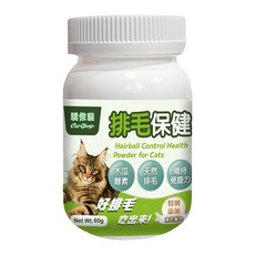 Cat Glory 驕傲貓 貓專用排毛保健粉, 60g, 含木瓜酵素, 溫和化毛, 1罐