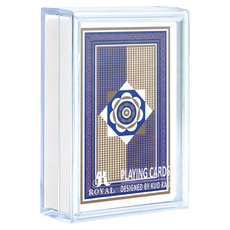 ROYAL 樂友 一級玩家磨砂防水撲克牌, 寶藍薔薇, 1個
