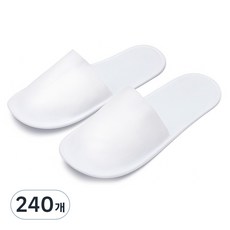 紙拖鞋 拋棄式拖鞋, 白色, 240入