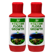 AQUAFUN 水之樂 水草綜合液肥 120ml，促進水草成長茁壯，補充水草所需營養, 5 x 5 x 13cm, 2瓶