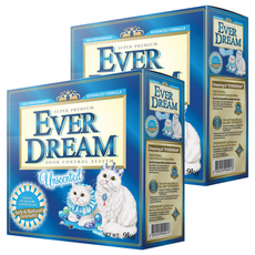 EVER DREAM 速凝結貓砂 Dust Clean System 降低粉塵, 純淨無香配方, 9kg, 2盒