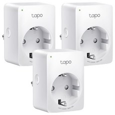 타포 미니 스마트 Wi-Fi 플러그, Tapo P100, 3개