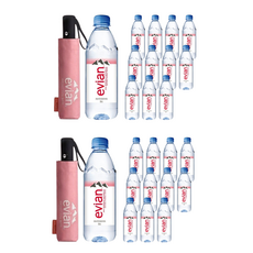 에비앙 생수 500ml x 12p + 우산 세트, 2세트