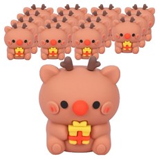 Black Tree 聖誕便攜式削鉛筆機, 16個, 魯道夫