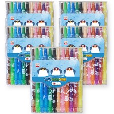 영아트 남아용 뱅글뱅글 색연필 5p, 12색, 1세트