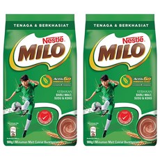 MILO 美祿 經典原味補充包 - 香濃巧克力麥芽飲品 全家大小都喜愛, 900g, 1入, 2袋