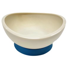 FLYTTA 寵物吸盤碗 海洋蘇打藍, PP/SILICONE/PA66/PC/SPS材質, 耐熱溫度130°C, 400ml, 1個