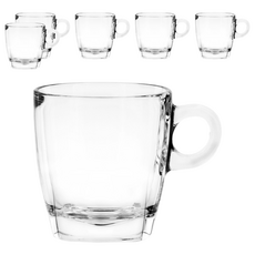 Ocean Glass 可啡 卡布奇諾杯 210ml, 透明, 6個