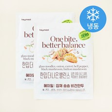 헤이밀 잡채 송송 비건만두 (냉동), 420g, 2개