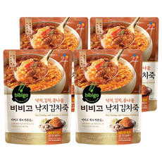 CJ bibigo 泡菜章魚粥, 450g, 4包