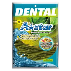 A star 五星 高齡犬潔牙骨 螺旋潔牙, 不適用, 240g, 1袋