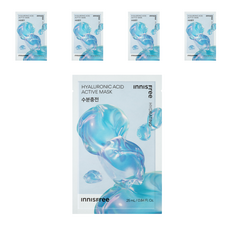 이니스프리 New 히알루론산 액티브 마스크 25ml, 1개입, 5개