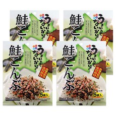 HOKKAI YAMATO 北海大和 鮭魚昆布香鬆, 單獨小包裝 食用超便利, 15g, 4包