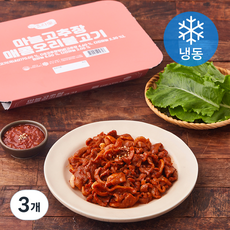 요리락 마늘고추장 매콤 오리불고기 (냉동), 600g, 3개