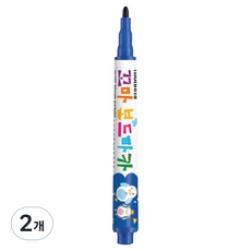모나미 꼬마 보드마카 1.5mm, 2개, 청색