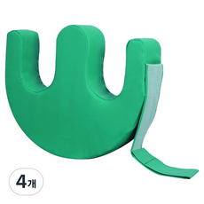 솔미온 U자형 환자 침대 보조 쿠션 그린, 4개