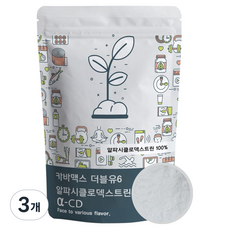 카바맥스 더블유6 알파시클로덱스트린 알파CD 건강분말, 3개, 200g