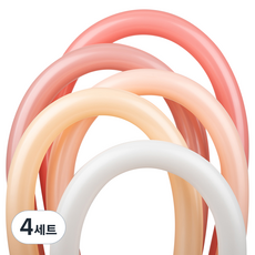 셈퍼텍스 요술풍선 5종 x 8p 세트 260s, 화이트, 트로피칼코랄, 파스텔메이트멜론, 로즈우드, 파스텔말리부피치, 4세트