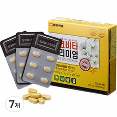 일양약품 징코비타 프리미엄 30g, 60정, 7개