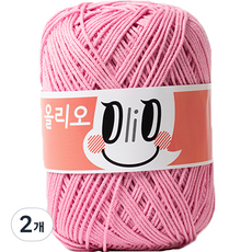 OliO 야나 뜨개실, 761 라이트핑크, 2개