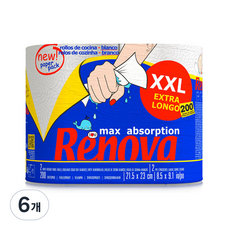 200 張 Renova 廚房紙巾紙包, 200張, 12捲