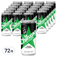 칠성사이다 제로 탄산음료, 310ml, 72개