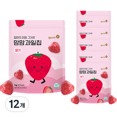 맘스미 맘맘 과일칩, 12개, 8g