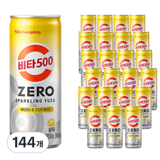 비타500 제로 스파클링 유자, 250ml, 144개
