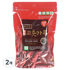 自然愛 太陽椒 辣椒粉, 2個, 500g