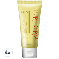 Purederm Luxury Therapy 黃金剝離面膜 100g, 1入, 4個