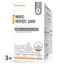 닥터엘리자베스 버퍼드 비타민C 1000, 60정, 3개