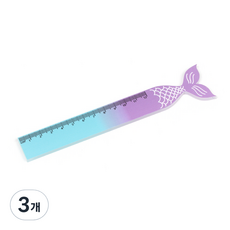 팬시아 피쉬테일 플랫자 12cm, 혼합색상, 3개