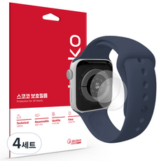 Skoko Apple Watch 背面心率感測器保護膜 2入, 單一顏色