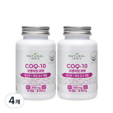 내추럴이믹스 코엔자임 큐텐 30g, 60정, 4개