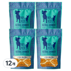 팩앤프라이드 강아지 대구치킨 스시롤, 닭가슴살, 142g, 12개