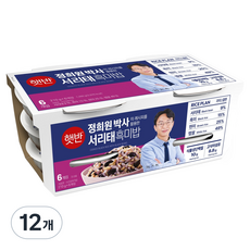 CJ Hetbahn 黑豆黑米飯, 12個, 210g