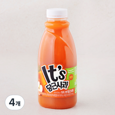 풀무원 잇츠그린 당근사과 주스, 500ml, 4개