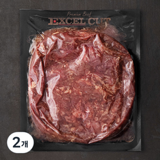 엑셀컷 한번도 얼리지 않은 프리미엄 양념 소불고기 (냉장), 1kg, 2개
