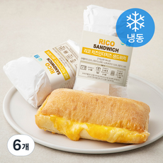 리코 치즈인더치즈 샌드위치 (냉동), 210g, 1개입, 6개